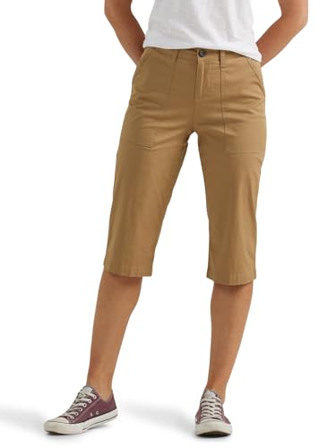Lee Womens Ultra Lux Comfort with Flex-to-go Utility Skimmer Capri Pant