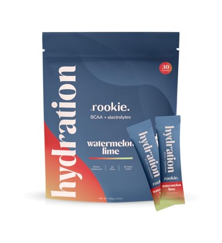 Rookie Wellness Recovery BCAA - Electrolyte and Vegan BCAA Powder with 5g of Branched Chain Amino Acids for Muscle Recover...