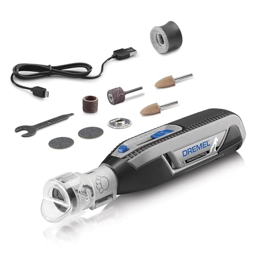 Dremel PawControl 7760-PET Dog Nail Grinder and Trimmer - Cordless & Rechargeable Pet Grooming Tool Kit - Safe for Dogs, C...