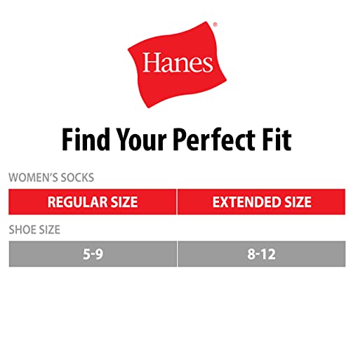 Hanes Women's Cushioned Athletic Ankle Socks (14-Pack)