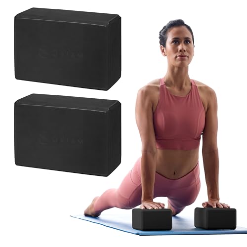Gaiam Yoga Block - Supportive Latex-Free Eva Foam - Soft Non-Slip Surface with Beveled Edges for Yoga, Pilates, Meditation...