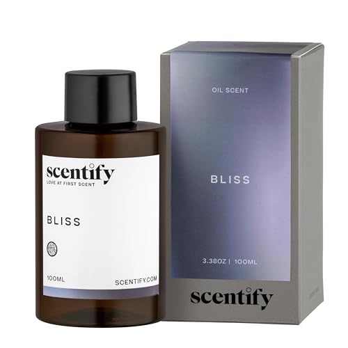 Scentify Bliss Aroma Oil Refill Scent for Oil Diffusers - Eucalyptus, Bergamot, Tea & Powdery Scents - Luxurious Relaxing ...
