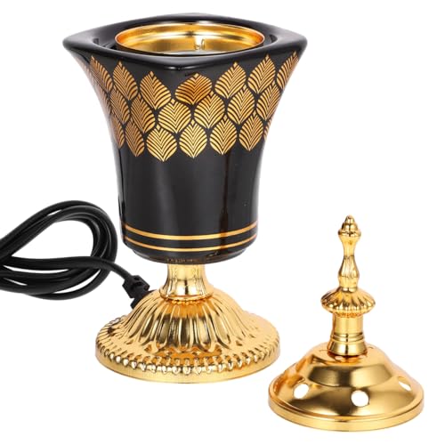 Alipis Electric Incense Burner Middle Eastern Style Small Ceramic Censer Plug-in Aromatherapy Burner for Home Yoga Spa Off...