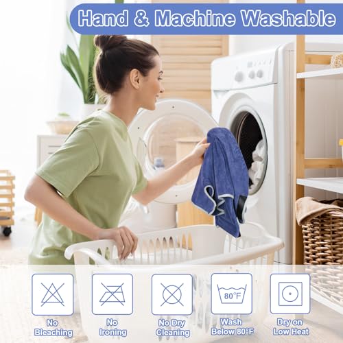 Dog Towel, Gimilife Dog Bathrobe Pet Grooming Towel Drying Coat Robes for After Bath Collection Absorbent Microfiber Towel...