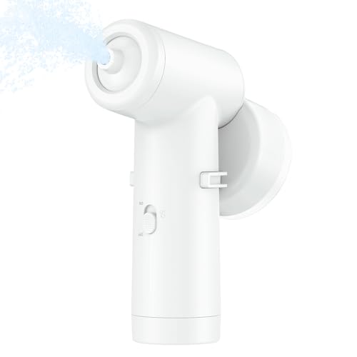 EVINYEP Rechargeable Bath Jets for Tub, Impact Force 65 kPa Bath Jet Spa, Bubble and Flow-Massage Two Mode, Adjustable Spe...