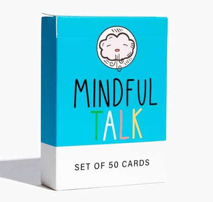 The School of Mindfulness- Mindfulness Game for Kids: Mindful Talk Cards for Children and Parents- for Authentic and Meani...