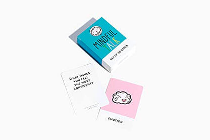 The School of Mindfulness- Mindfulness Game for Kids: Mindful Talk Cards for Children and Parents- for Authentic and Meani...