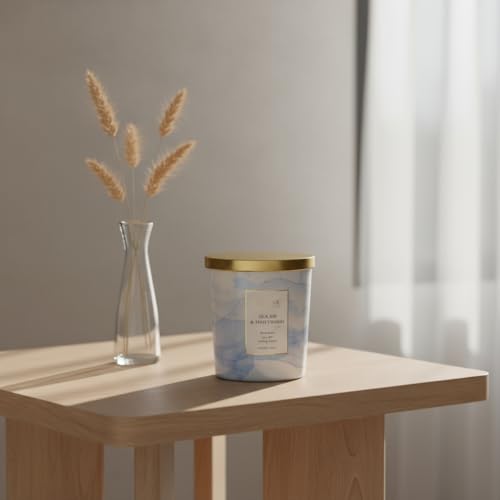 Bellevue Luxury Fragranced Candle, 12 OZ, Soy Blend Wax,Essential Oils, Long-Lasting Burn, Home Fragrances, Aromatherapy H...
