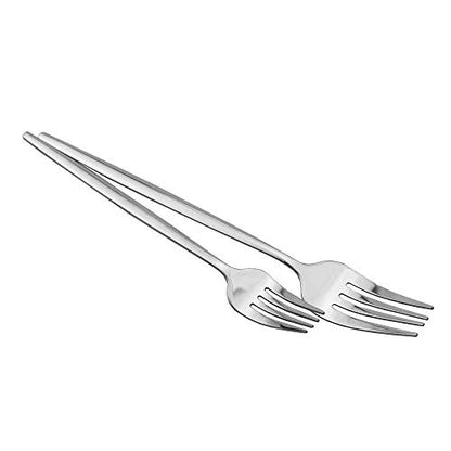 JASHII 30-Piece Stainless Steel Satin Finish Flatware Set, Mirror Polished Tableware Cutlery for Home and Restaurant, Dish...