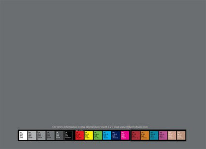 DGK Color Tools DKK 5" x 7" Set of 2 White Balance and Color Calibration Charts with 12% and 18% Gray - Includes Frame Sta...
