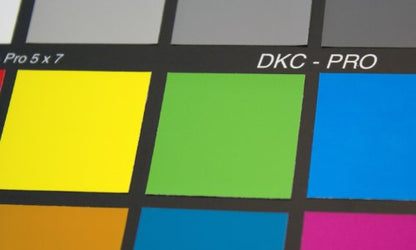 DGK Color Tools DKC-Pro 5" x 7" Set of 2 White Balance and Color Calibration Charts with 12% and 18% Gray - Pro Quality - ...