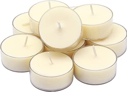 DEYBBY Scented Soy Tealights, Aromatherapy Soy Wax Candle Bulk|Clear Cup|12 Counts|Long Lasting|4 Hour Burn Time|Jasmine|f...