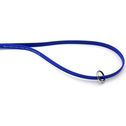 Jelly Pet Grooming Loops 3/8'' x 18'' W/Ring (Royal Blue) | Made in The USA