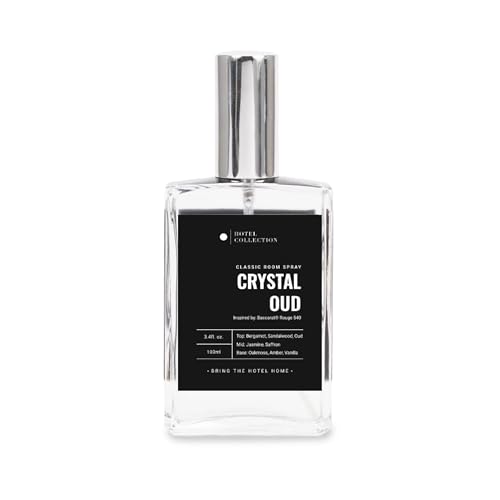 Hotel Collection | Crystal Oud Essential Oil Room Spray | Luxury Hotel Inspired Aromatherapy | Bergamot, Saffron and Amber...