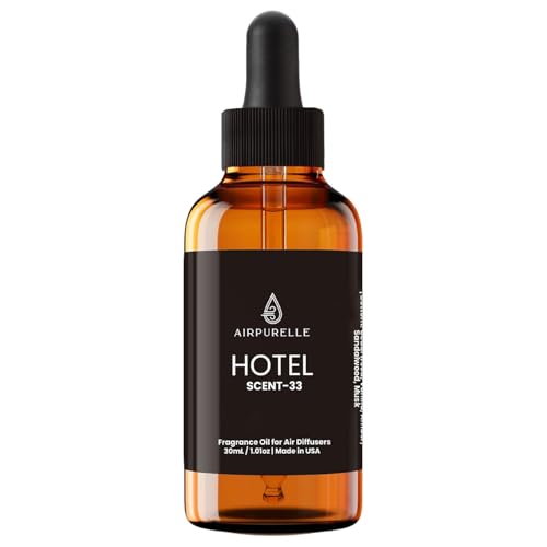 AirPurelle Hotel Diffuser Oil – Luxury White Tea Lily Warm Sandalwood Aromatherapy Premium Fragrance Oil for Ultrasonic an...