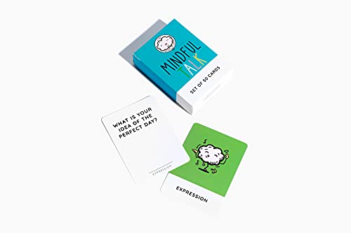 The School of Mindfulness- Mindfulness Game for Kids: Mindful Talk Cards for Children and Parents- for Authentic and Meani...