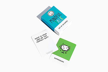 The School of Mindfulness- Mindfulness Game for Kids: Mindful Talk Cards for Children and Parents- for Authentic and Meani...