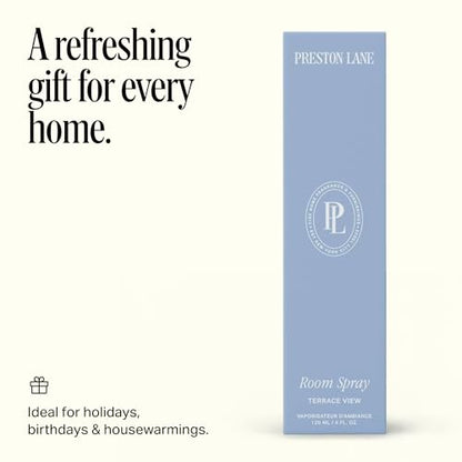 Preston Lane Luxury Room Spray, Terrace View Scent – Water-Based Home Fragrance with Patented Hydra-Technology | Long-Last...