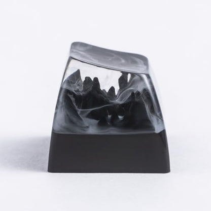 REDQIN ULTRAEQUIP Artisan Keycaps - Epoxy Resin Handmade Keycaps Mountain ESC Repalce Key Custom1U SA Profile fit MX Switc...