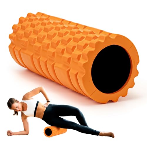 Krightlink Foam Roller High Density 13" Patented Exercise Roller for Deep Tissue Muscle Massage, Muscle Massage and Myofas...
