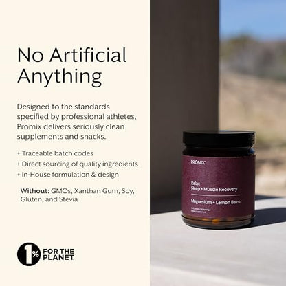 Promix Nutrition Relax | Sleep + Muscle Recovery | Magnesium Bisglycinate Chelate + Organic Lemon Balm Extract - 90 Count ...