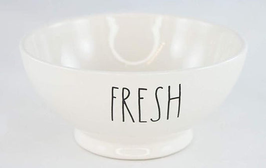 Rae Dunn by Magenta, Artisan Collection, Ceramic Cereal Bowl Fresh
