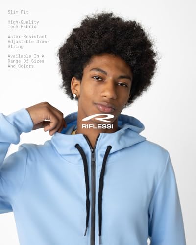 RIFLESSI Women's Athletic Sports Casual 2 Piece Solid Color Tracksuit Hoodie Jogger Pants Sweatsuit Set