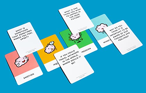 The School of Mindfulness- Mindfulness Game for Kids: Mindful Talk Cards for Children and Parents- for Authentic and Meani...