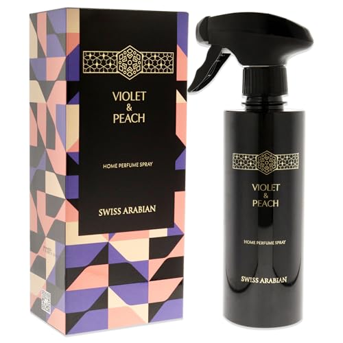 SWISS ARABIAN Violet and Peach Air Freshener - Luxury Products From Dubai - Lasting Home Fragrance Room Spray - Give Your ...