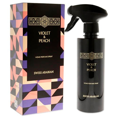 SWISS ARABIAN Violet and Peach Air Freshener - Luxury Products From Dubai - Lasting Home Fragrance Room Spray - Give Your ...