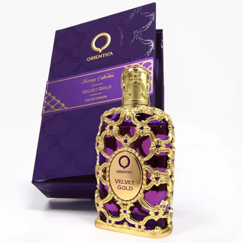 Orientica Luxury Collection Velvet Gold Eau De Parfum – Vanilla, Bergamot, Gourmand, Caramel, Violet, Patchouli, Rose, Mus...