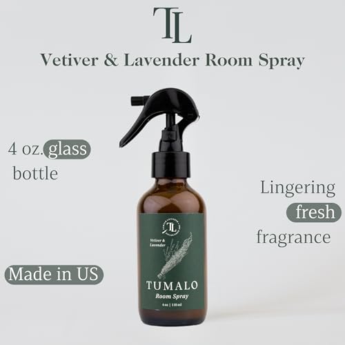 Tumalo Lavender Room Spray - Sophisticated, All-Natural Home Fragrance, Pure Essential Oil Air Freshener & Odor Eliminato...