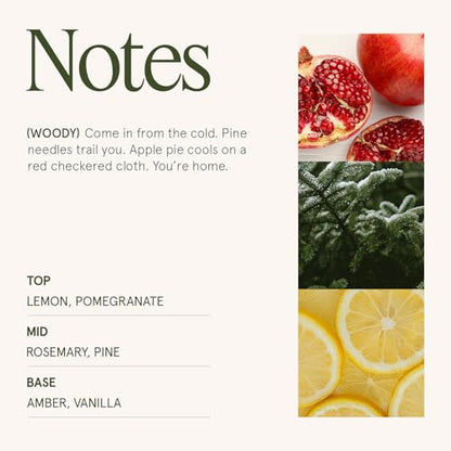 LA JOLIE MUSE Christmas Candles | Pine & Pomegranate Candle | Lemon, Pomegranate & Pine | 6 oz Natural Soy Wax | 40 Hours ...