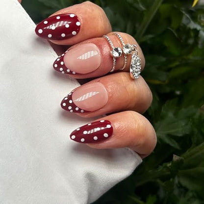 Lubnae Luxury Collection Press-On Nails – Collection – 30 Reusable Nails with Glue – Oval Short – Salon Quality at Home (S...