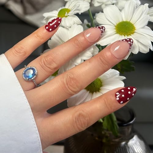 Lubnae Luxury Collection Press-On Nails – Collection – 30 Reusable Nails with Glue – Oval Short – Salon Quality at Home (S...