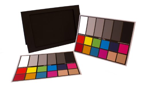 DGK Color Tools DKC-Pro 5" x 7" Set of 2 White Balance and Color Calibration Charts with 12% and 18% Gray - Pro Quality - ...