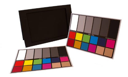DGK Color Tools DKC-Pro 5" x 7" Set of 2 White Balance and Color Calibration Charts with 12% and 18% Gray - Pro Quality - ...