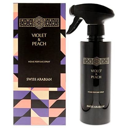 SWISS ARABIAN Violet and Peach Air Freshener - Luxury Products From Dubai - Lasting Home Fragrance Room Spray - Give Your ...