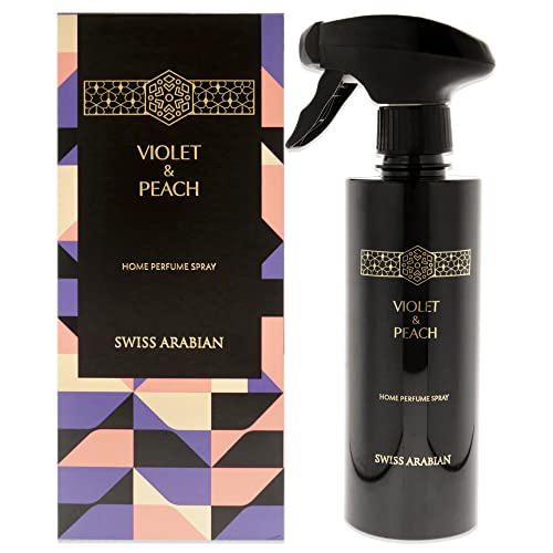 SWISS ARABIAN Violet and Peach Air Freshener - Luxury Products From Dubai - Lasting Home Fragrance Room Spray - Give Your ...