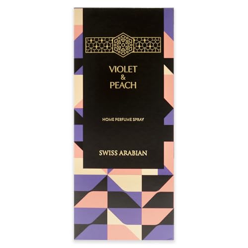 SWISS ARABIAN Violet and Peach Air Freshener - Luxury Products From Dubai - Lasting Home Fragrance Room Spray - Give Your ...