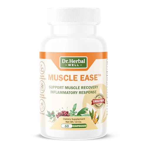 DR.HERBAL WELL Muscle Ease - Joint, Muscle & Nerve Support Fast Acting Relax Comfort Recovery Natural Herbal Supplement -...