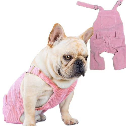 Dog Clothes Overall Jeans, Dog Apparel Puppy Rompers Jumpsuit for Small Medium Dog, Pet Fashion Costumes Suits for Winter ...