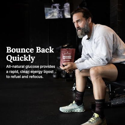 For Wellness Recovery Gummies Restore | Tart Cherry Energy Supplements with Electrolytes for Muscle Soreness, Post-Workout...