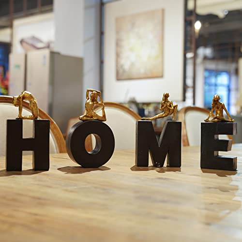 Guichifun Collectible Figurines - Home Decor Gifts: Meditation Decorative 4Pcs Set, Housewarming & Birthday Gifts