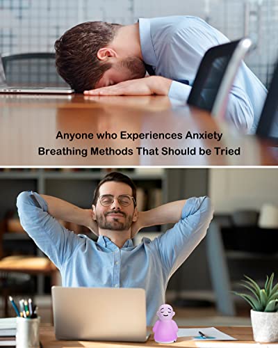 LIFVEAN Calm Your Mind for Stress & Anxiety Relief Night Light for Mindfulness - Guided Visual Meditation Tool for Women M...