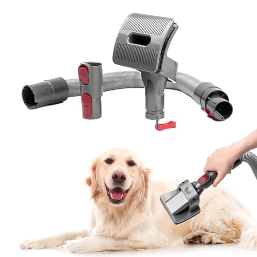Wagably Pet Grooming Kit - Compatible with Dyson V7, V8, V10, V11, V12, V15 (Vacuum Not Included) - Brush Hair Remover for...