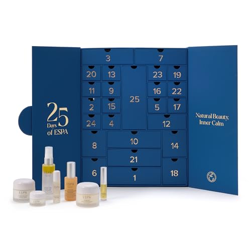 ESPA Wellness Advent Calendar | 25 Gifts Worth $874 | Luxury Beauty Spa Gift Set Includes Skincare, Essential Oils, Hairca...
