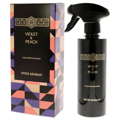 SWISS ARABIAN Violet and Peach Air Freshener - Luxury Products From Dubai - Lasting Home Fragrance Room Spray - Give Your ...