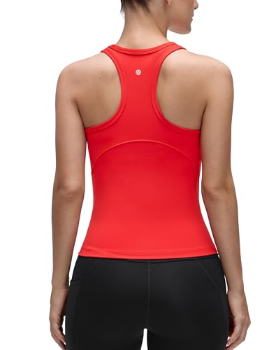 CRZ YOGA Butterluxe High Neck Tank Tops for Women - Yoga Workout Athletic Gym Camisole Racerback Sleeveless Shirts