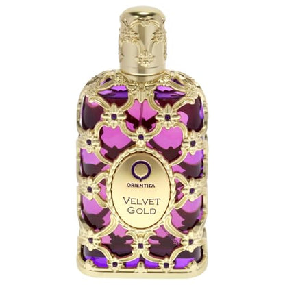 Orientica Luxury Collection Velvet Gold Eau De Parfum – Vanilla, Bergamot, Gourmand, Caramel, Violet, Patchouli, Rose, Mus...